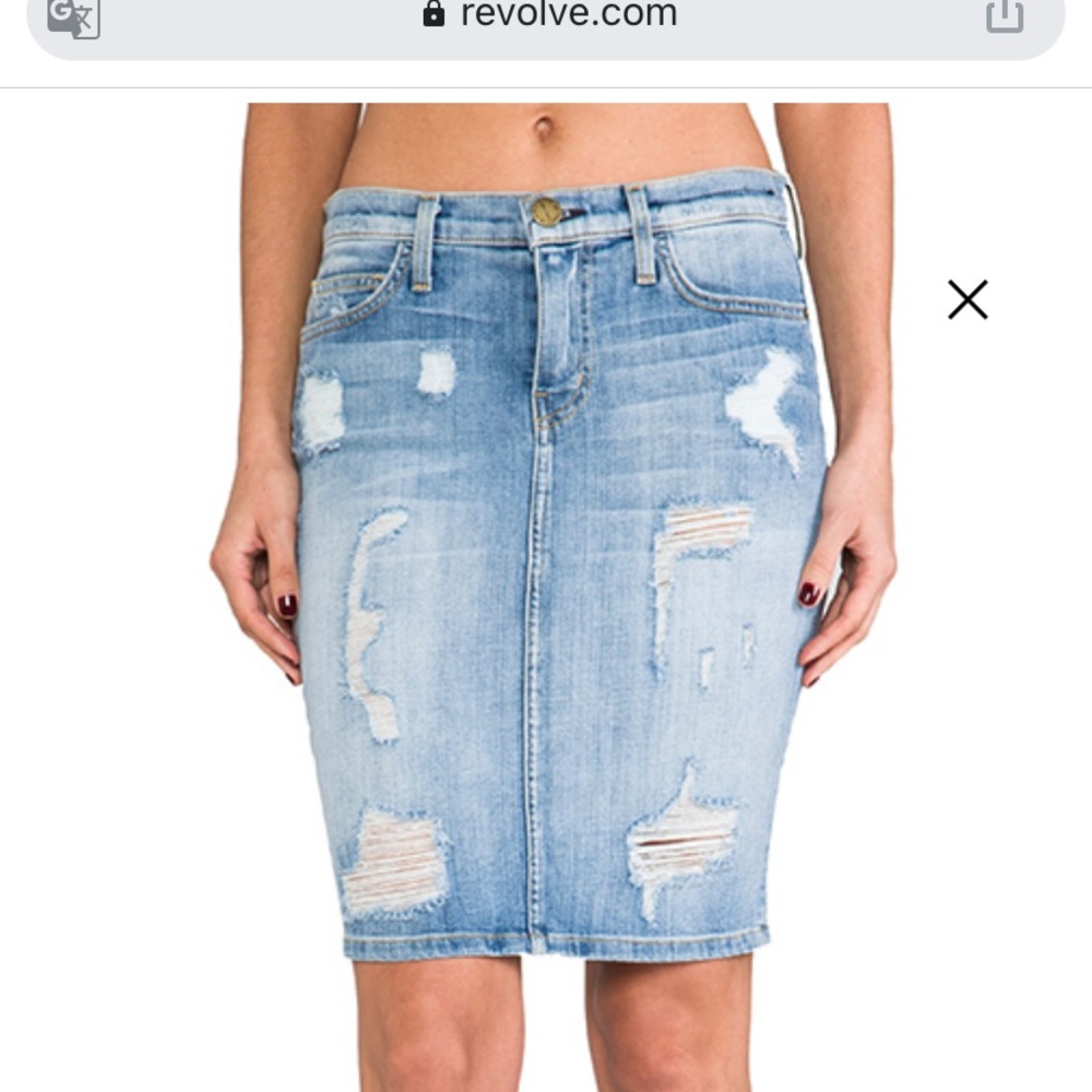 current/elliott stiletto pencil skirt (sz27)